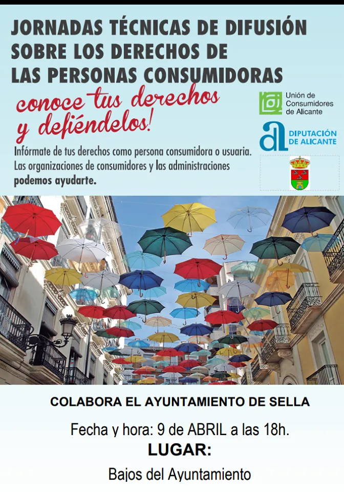 Jornadas técnicas de difusión sobre los derechos de las personas consumidoras