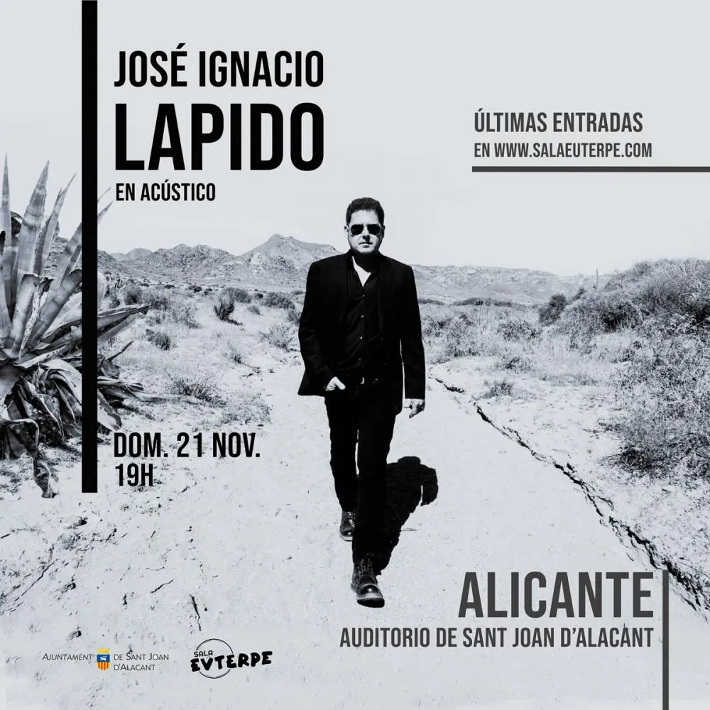 José Ignacio Lapido en acústico