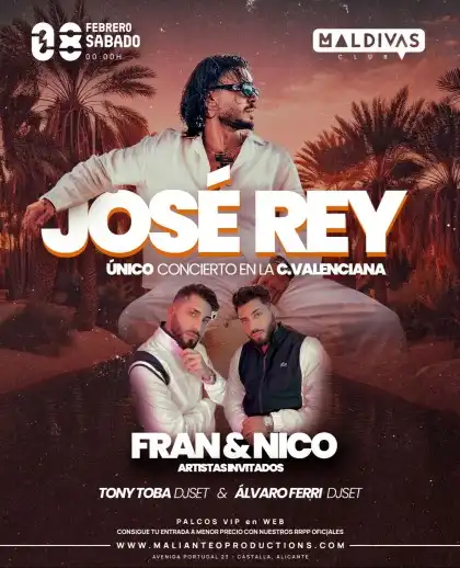 José Rey en concierto + Fran y Nico