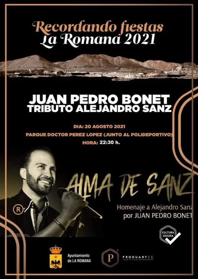 Juan Pedro Bonet en concierto - Recordando fiestas de La Romana 2021