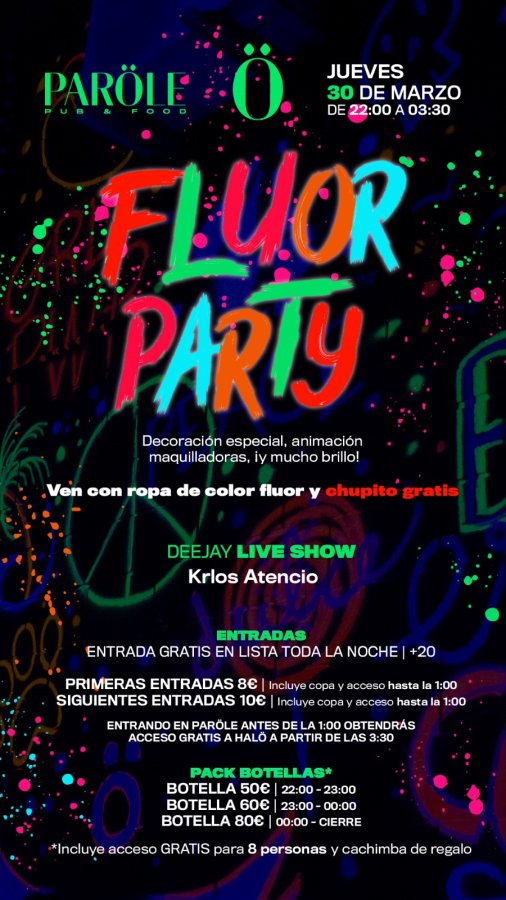 Jueves Universitario Fluor Party