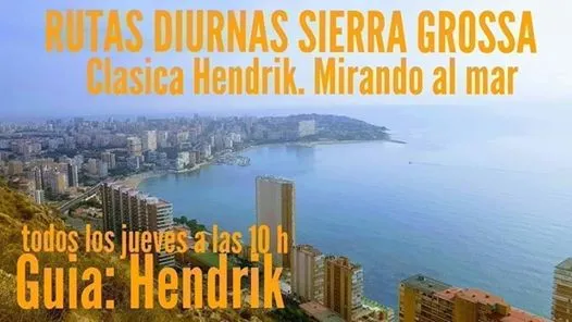 Jueves: sierra grossa mirando al mar