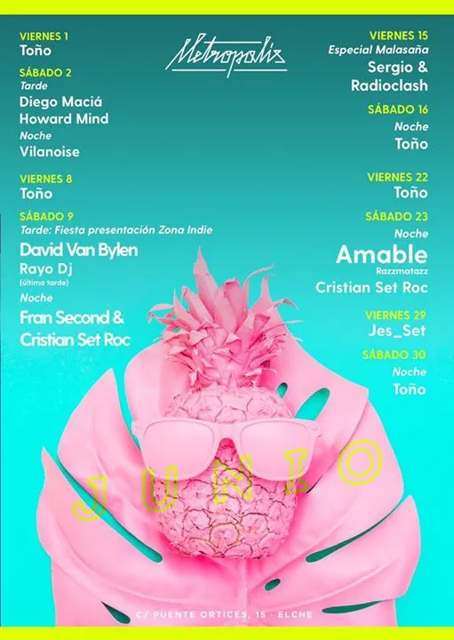Junio 2018 en Metropolis Club