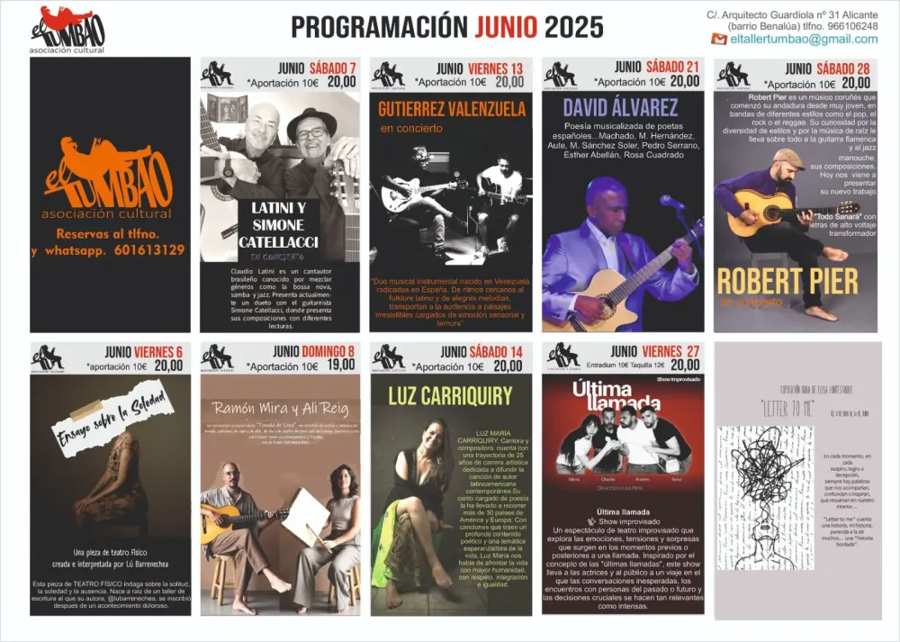 Junio en El Taller Tumbao