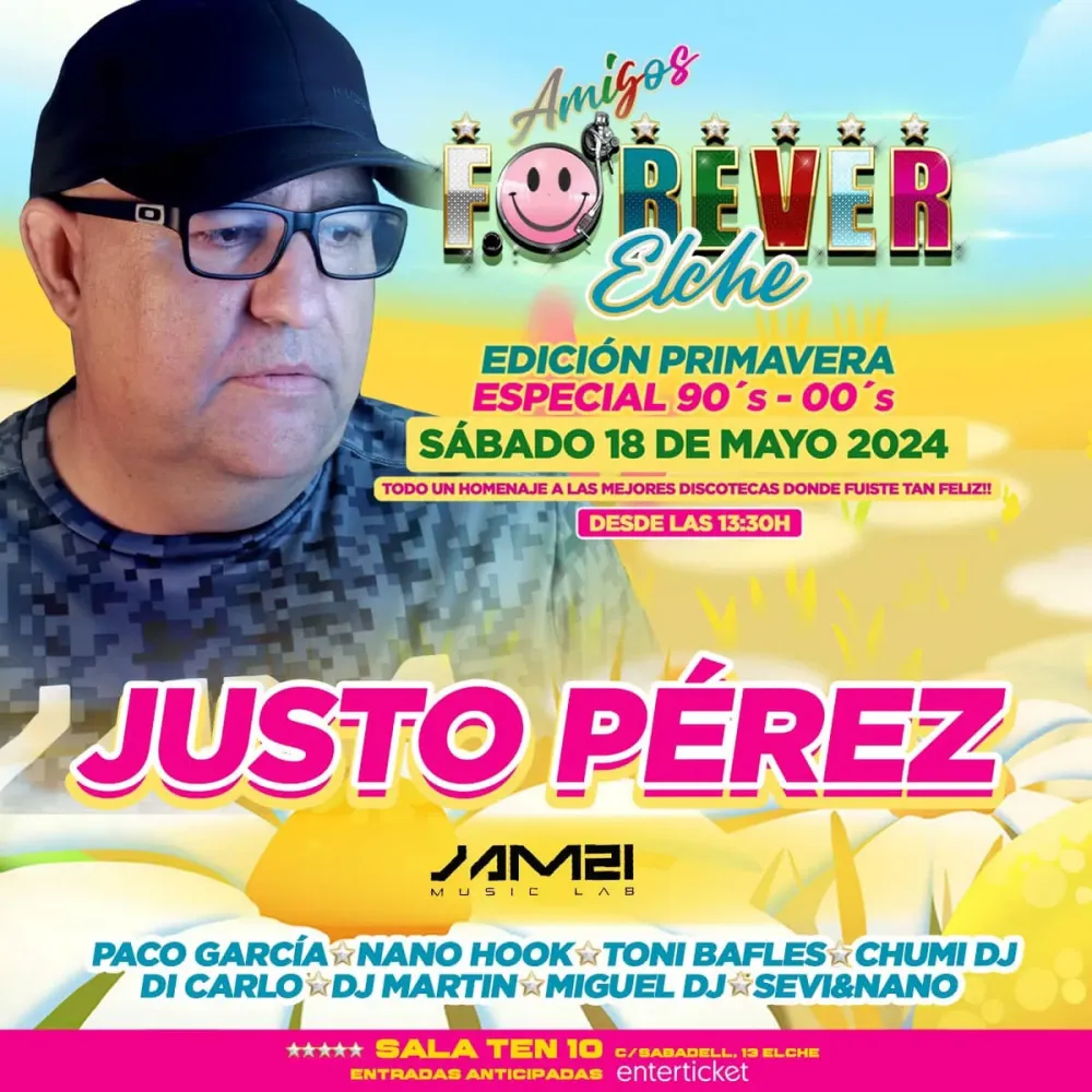 Justo Pérez en Amigos Forever
