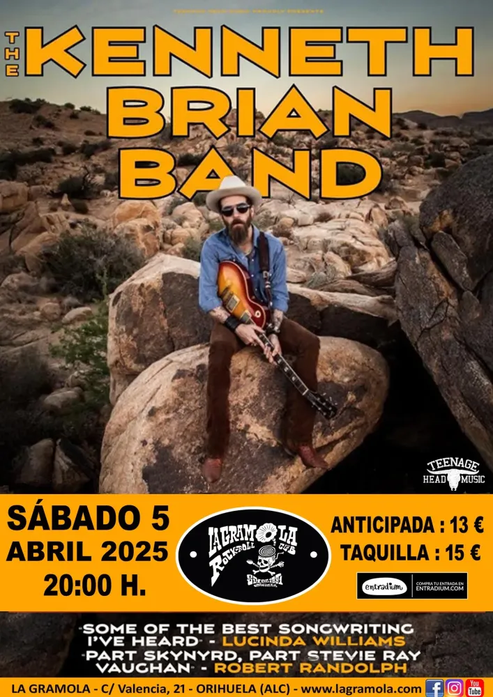 Kenneth Brian Band en La Gramola