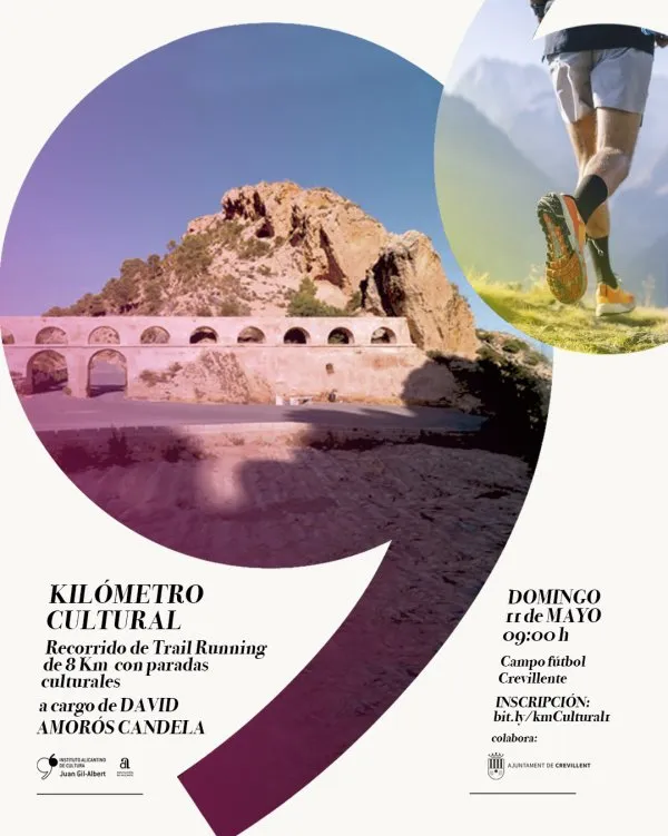Kilómetro Cultural: Recorrido de trail running de 8 Km por la Sierra de Crevillente