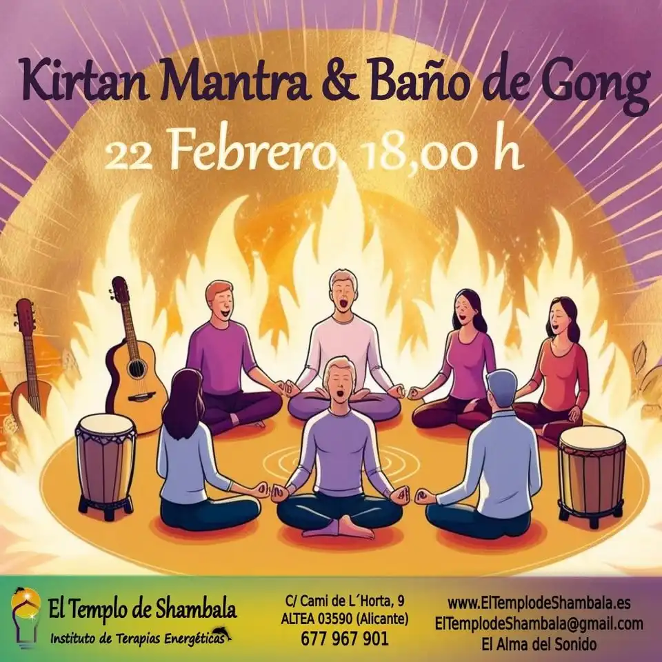 Kirtan Mantra y Baño de Gong