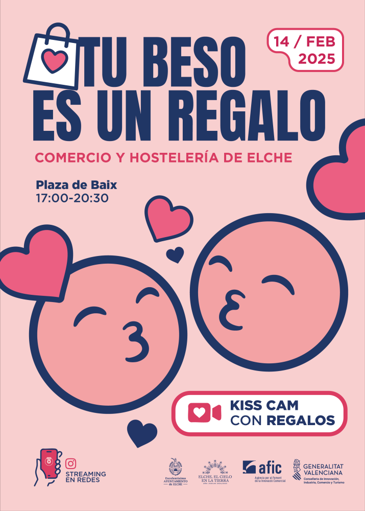 Kiss Cam Elche 'Tu beso es un regalo'