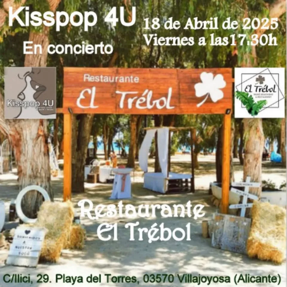 Kisspop 4u en concierto