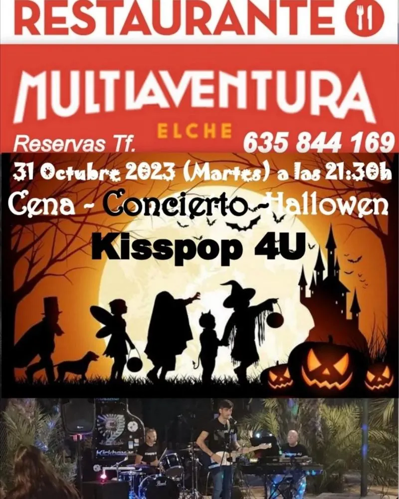 Kisspop 4U en concierto