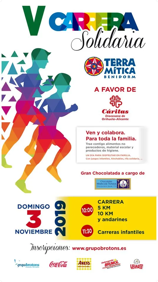 La Carrera Popular Solidaria de Terra Mítica y Grupo Brotons