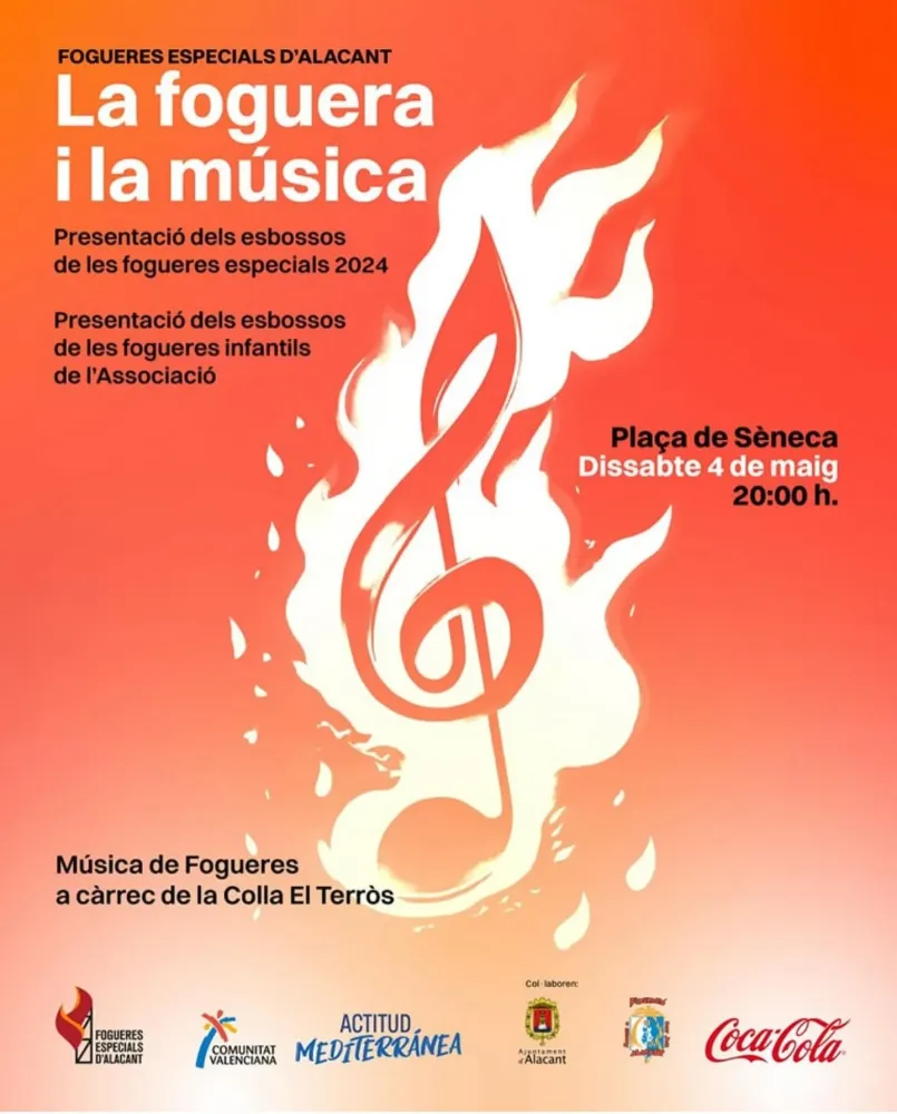 La foguera i la música