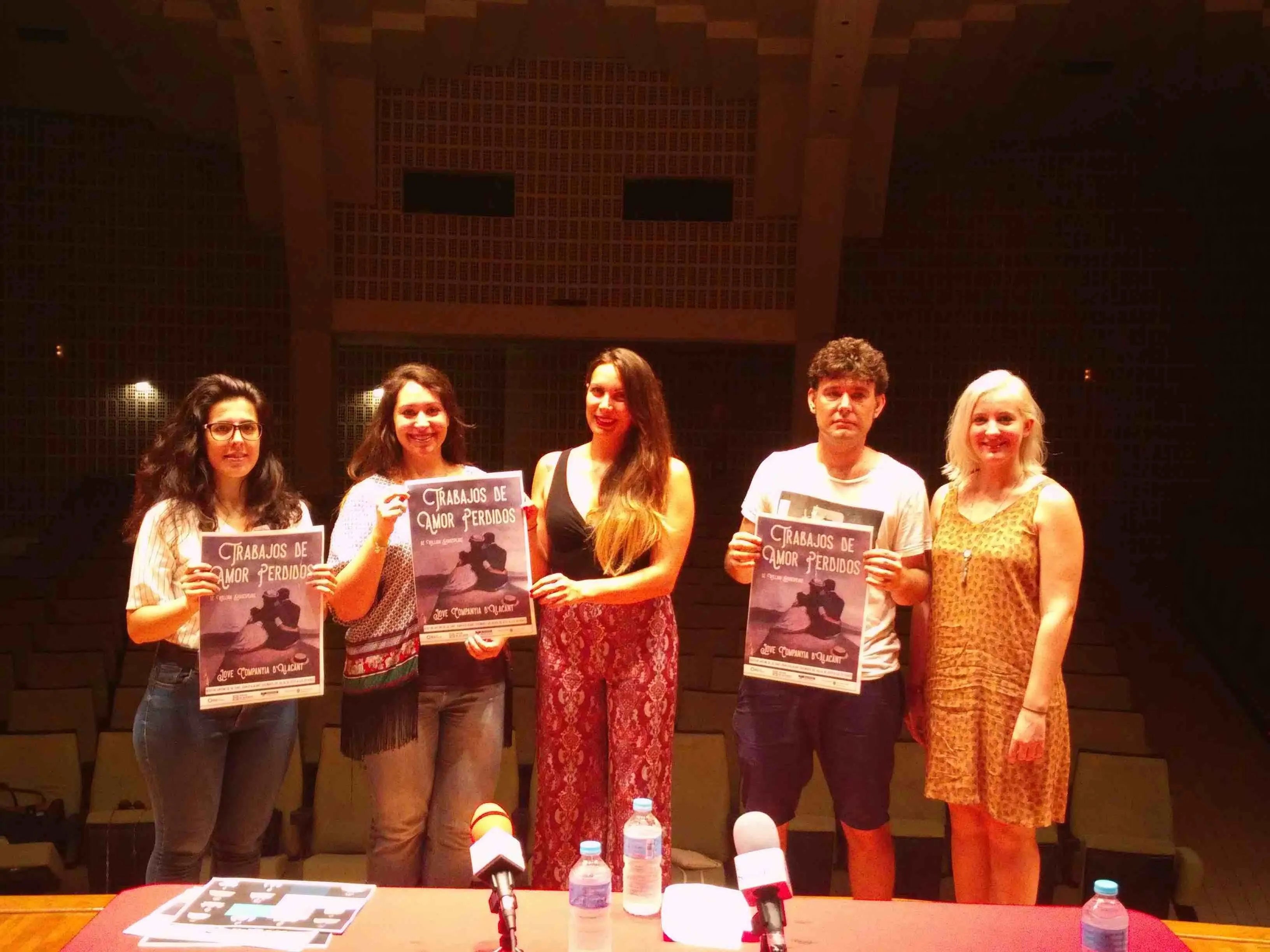 La Jove Companyia d'Alacant Representará "trabajos de Amor Perdidos" en Sant Joan
