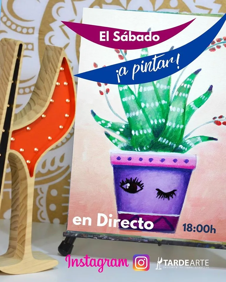 La maceta Violetta - El sábado a pintar