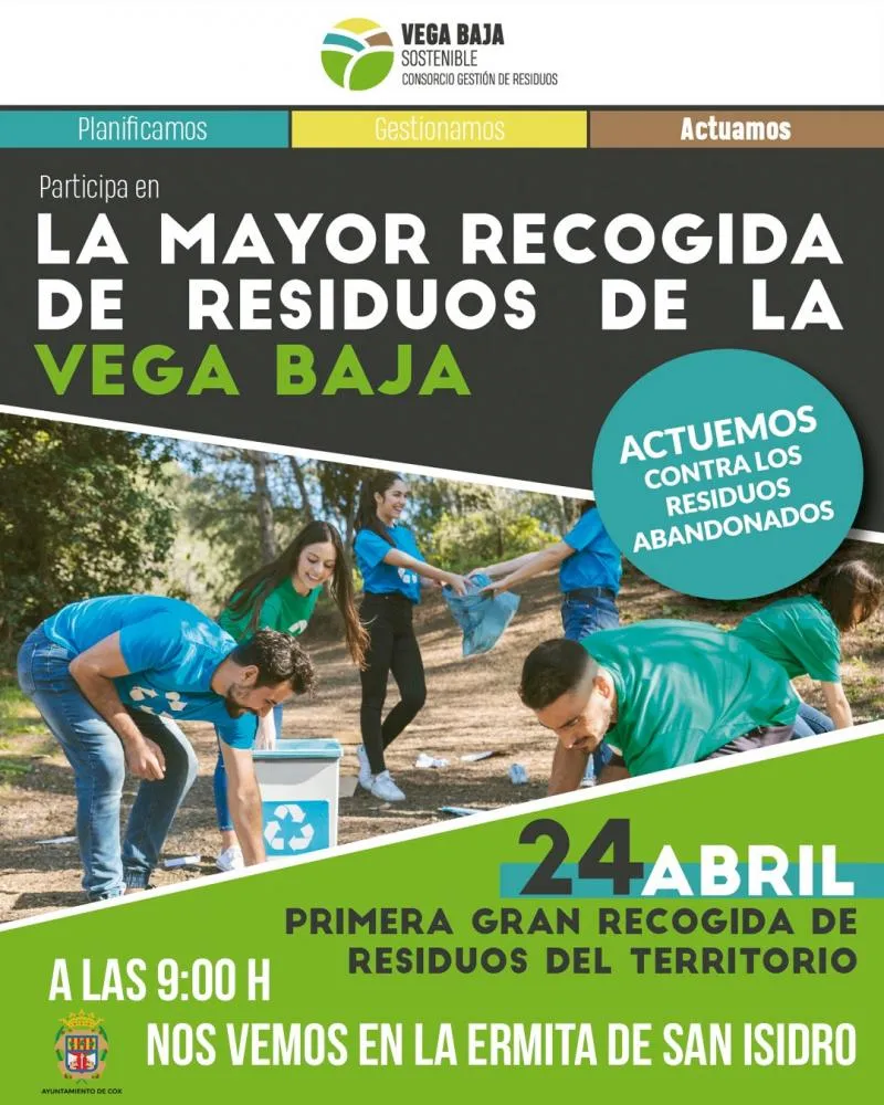 La mayor recogida de residuos de la Vega Baja