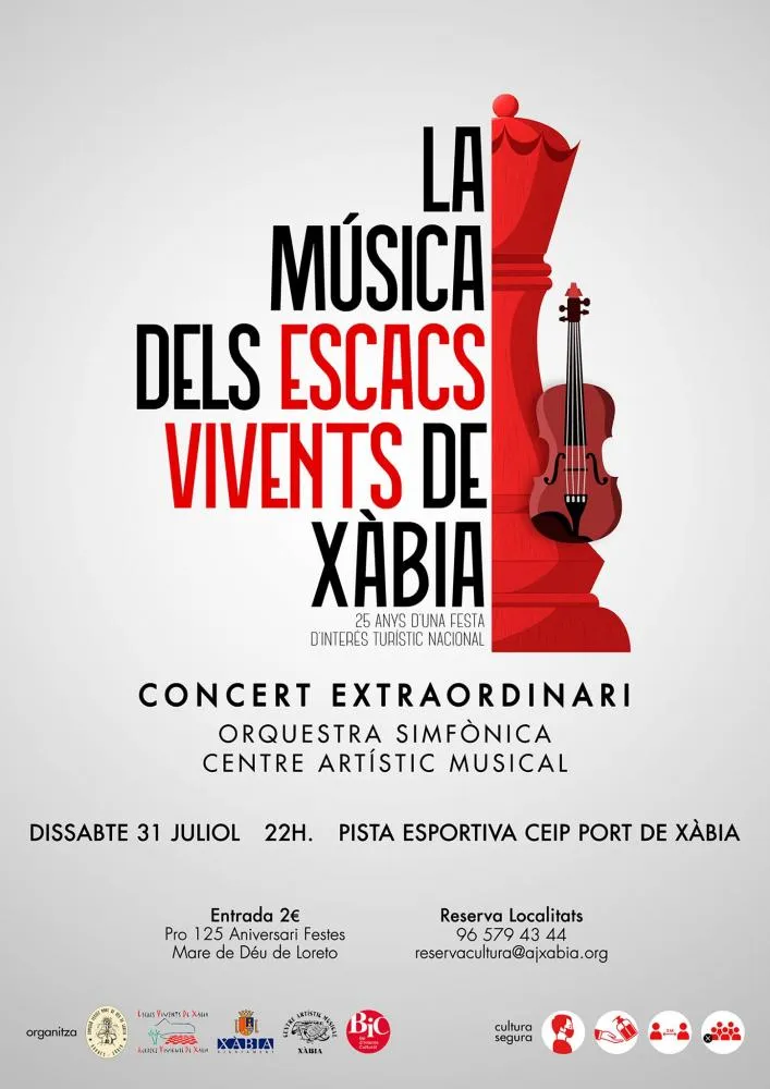 La música del Ajedrez Gigante de Jávea 2021