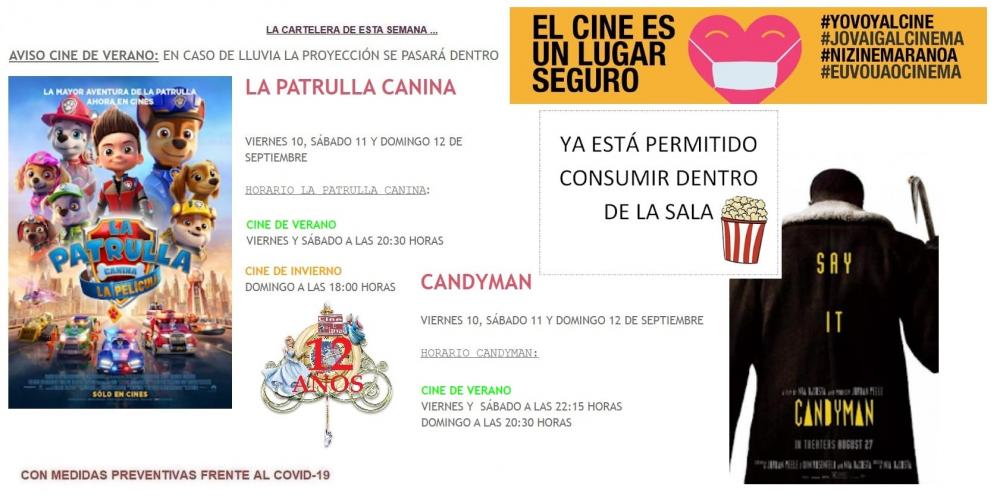 La patrulla Canina y Candyman en Cine La Esperanza