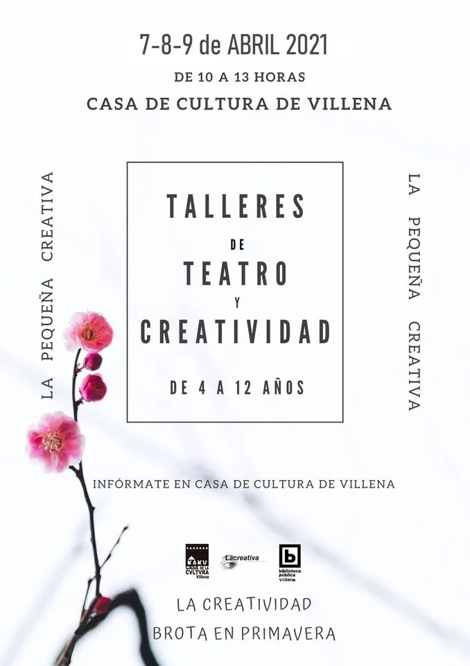 La Pequeña Creativa: Talleres de teatro y creatividad de 4 a 12 años
