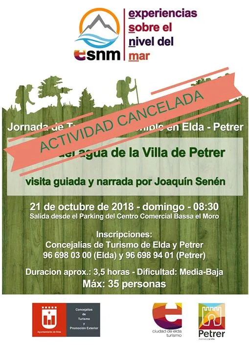 La Ruta del agua de la Villa de Petrer (CANCELADA)