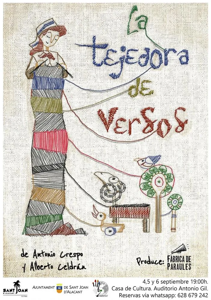 La Tejedora de Versos de Antonio Crespo y Alberto Celdrán