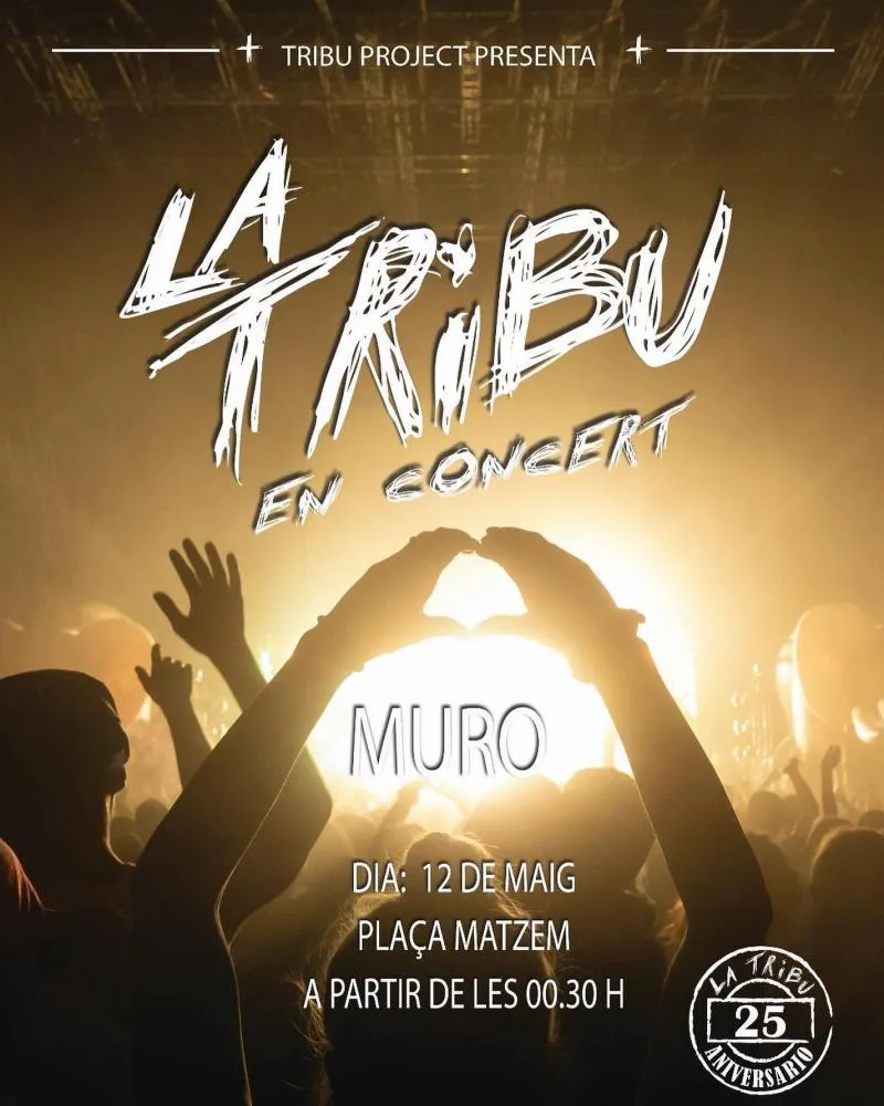 La Tribu en concierto en las Fiestas de Muro de Alcoy