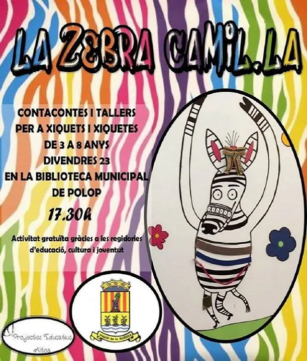 La Zebra Camil·la en la Biblioteca de Polop