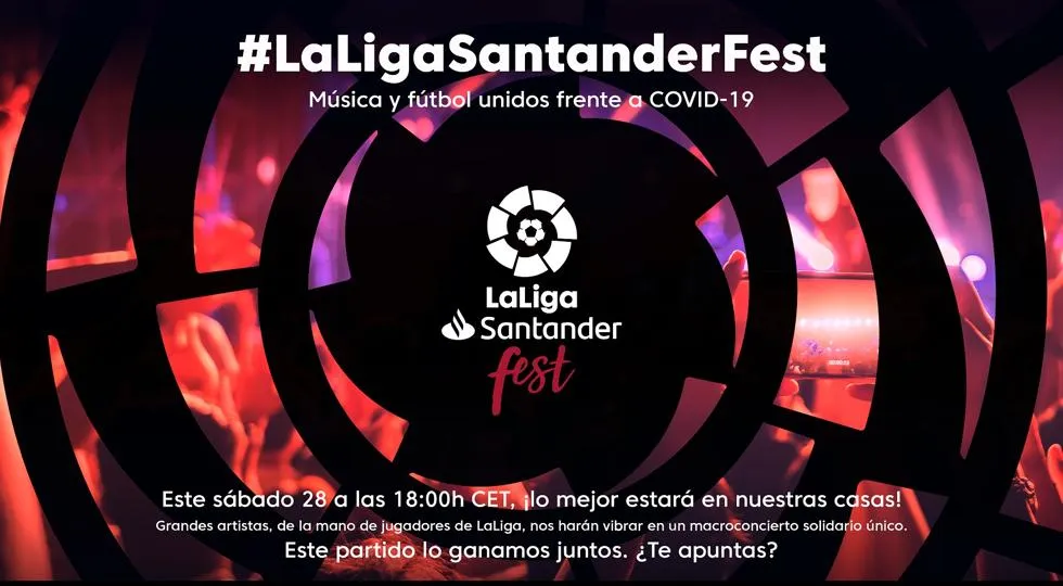 LaLigaSantander Fest: música y deporte en tiempos de coronavirus