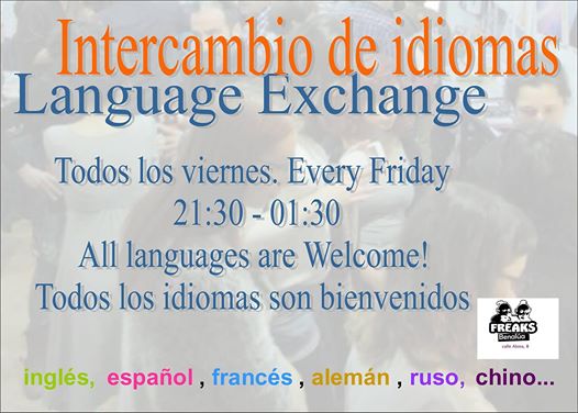 Language Exchange Meeting / intercambio de idiomas en Alicante