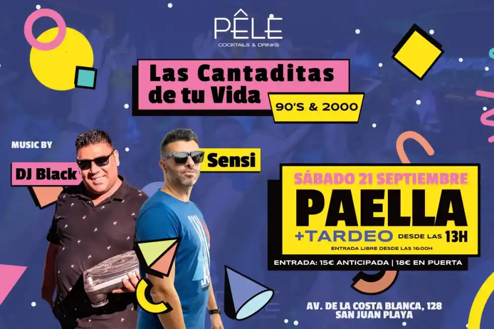 Las cantaditas de tu vida - Paella + Tardeo