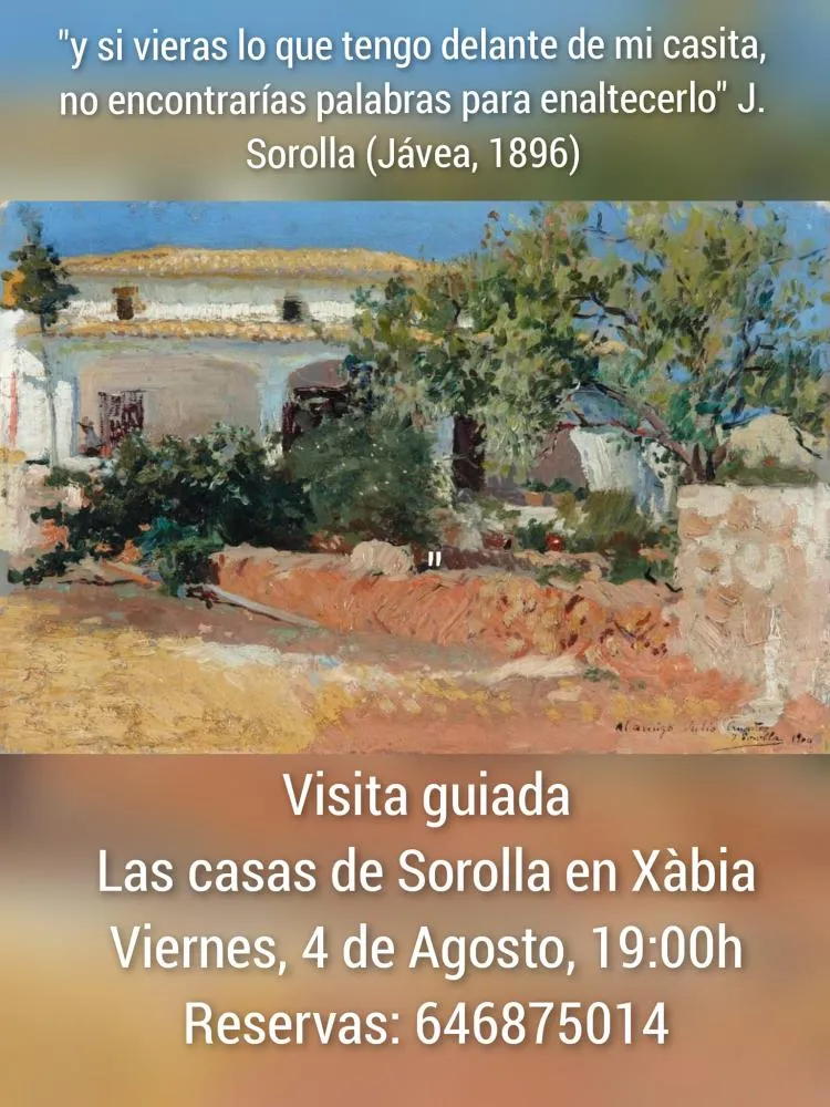 Las casas de Sorolla en Xàbia