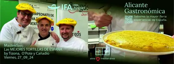 Las Mejores Tortillas de España by Tizona, O'Pote y Cañadío - Masterclass ► Alicante Gastronómica 2024