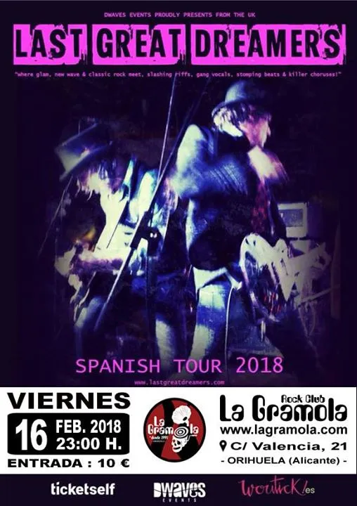 Last Great Dreamers en La Gramola (Orihuela)