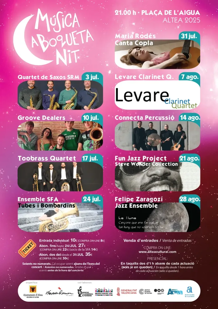 Levare Clarinet Quartet ► Música a Boqueta Nit 2025