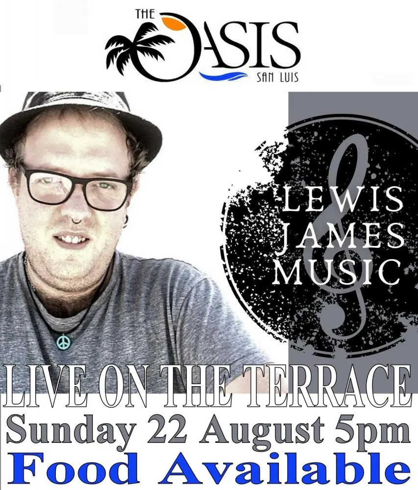 Lewis James Music LIVE on the terrace