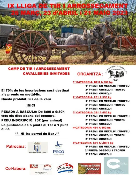 Liga de tiro y arrastre Camino de San Antonio