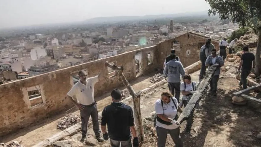Limpieza en el Mirador de los Hiladores