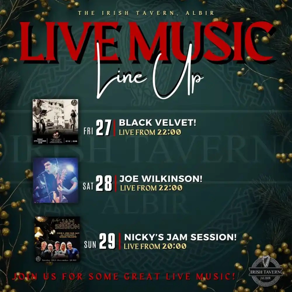 Live Music 27-29 diciembre 2024