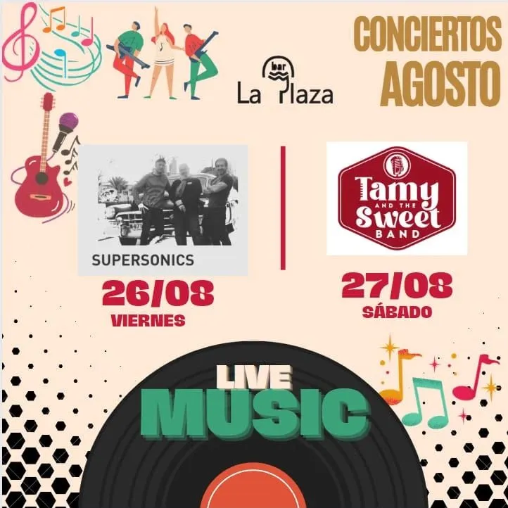 Live Music - Música en Vivo on Supersonics y Tammy & The Sweet Band