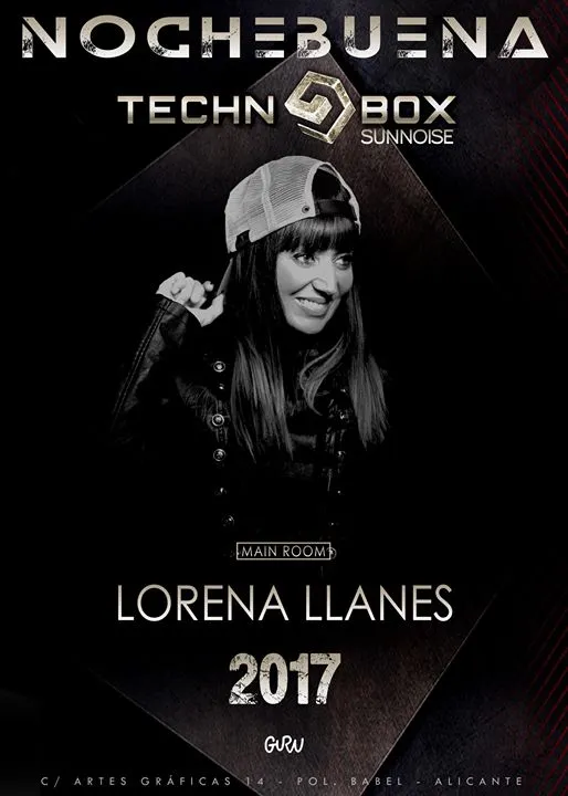 Lorena llanes en TechnoBox Sunnoise