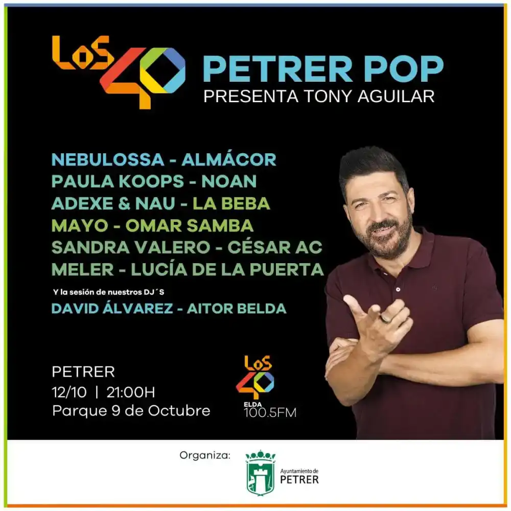 Los 40 Petrer Pop 2024