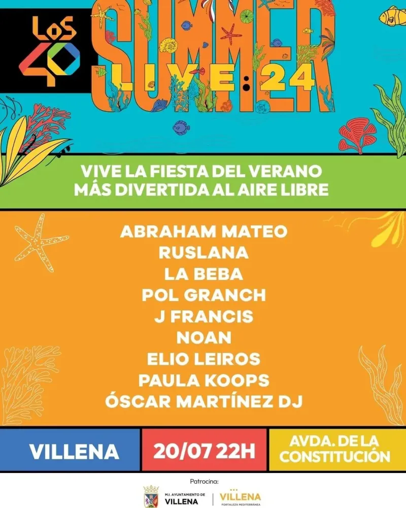 Los 40 Summer Live 2024 - Villena