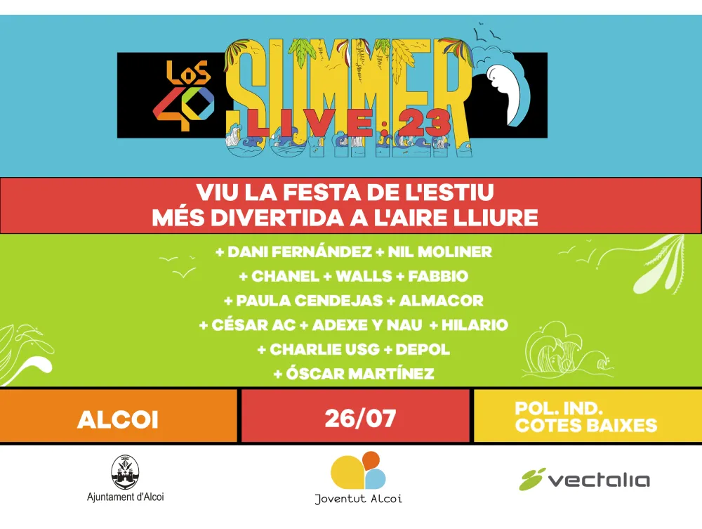 Los 40 Summer Live 23 en Alcoi