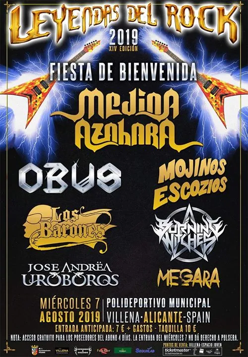 Los Barones en Leyenda del Rock 2019
