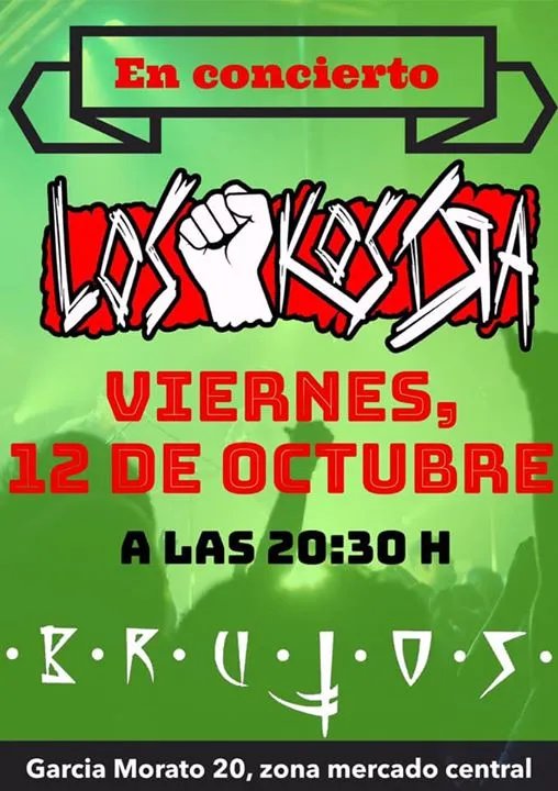 Los Kostra en Cafe pub Brujos Alicante