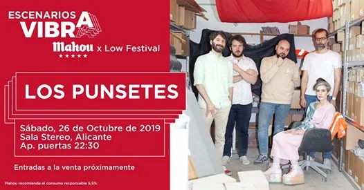 Los Punsetes - Escenarios Vibra Mahou x Low Festival en Alicante