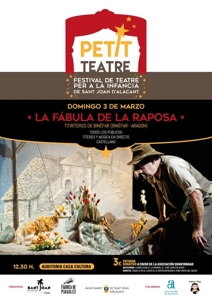 Los Titiriteros de Binéfar y "La fabula de la Raposa"