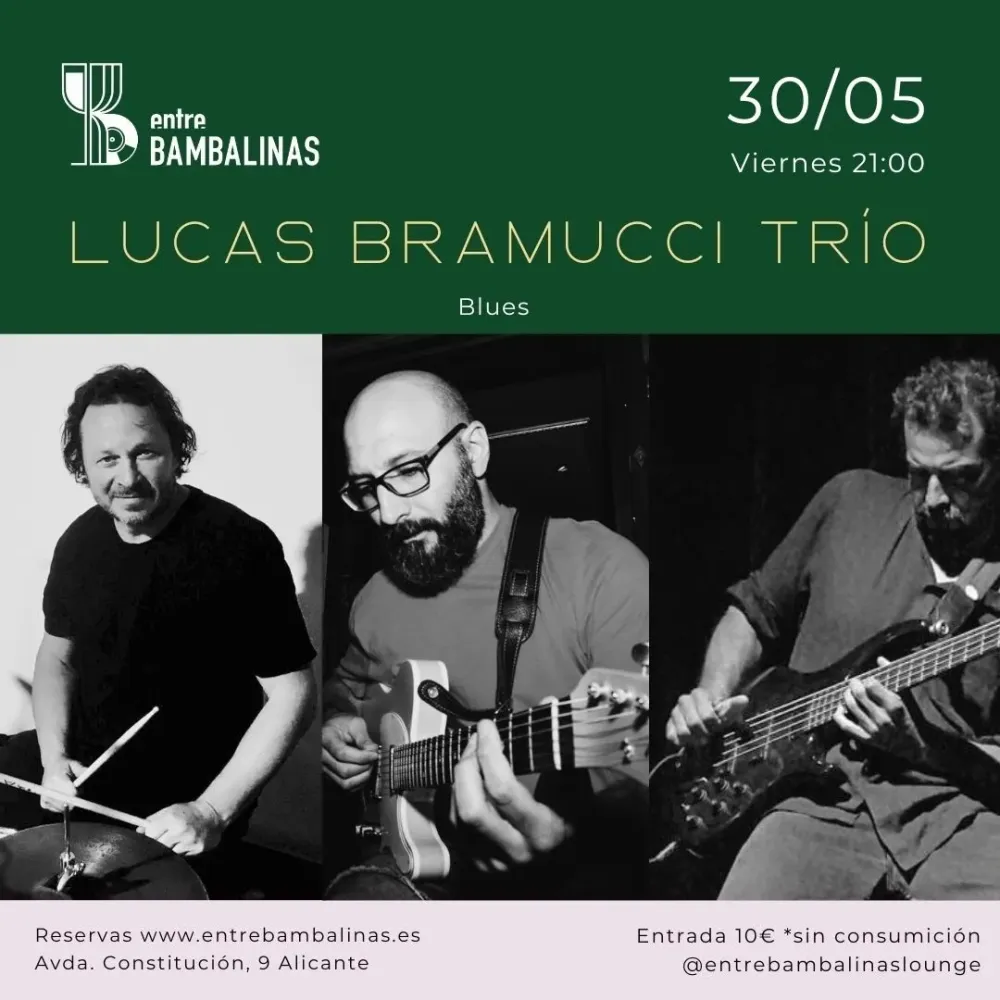 Lucas Bramucci Trío en concierto
