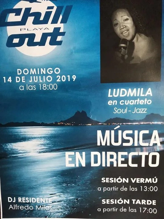 Ludmila en cuarteto en concierto