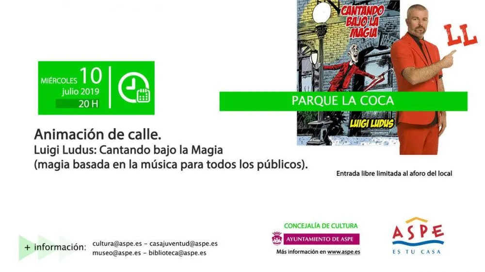 Luigi Ludus: Cantando bajo la Magia